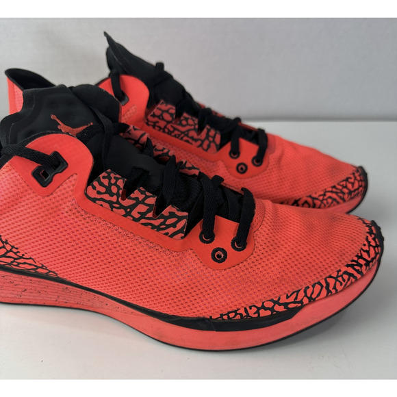 Jordan 88 Racer Toro Men's 11.5 Infrared Red Running Sneakers AV1200-600 Shoes - Picture 3 of 16